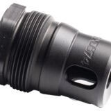 Dead Air RXD675 XRF Xeno Rimfire Muzzle Brake Black Nitride 17-4PH Stainless Steel M10x1 Threads 1.21" OAL 0.81" Diameter