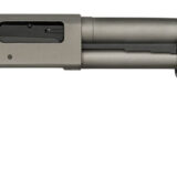 Mossberg 50790 590A1 Pro 12 Gauge 6+1 18.50" Tungsten Gray Cerakote Barrel & Steel Drilled & Tapped Receiver, Black Synthetic Stock