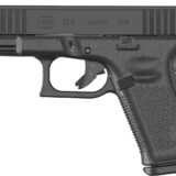 Glock PV1950203 G19 V Compact 9mm Luger 15+1 4.02" Black Barrel & Steel Serrated Slide, Black Polymer Frame w/Accessory Rail, Interchangeable Backstrap