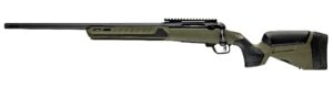 Savage Arms 32645 110 Core Predator Full Size 22 ARC 10+1 22" Medium Heavy Fluted Barrel, Arca Rail Forend, Hunter Green AccuStock w/AccuFit V2 Synthetic Stock, Left Hand
