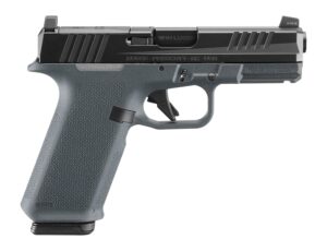 Ruger 19441 RXM 9mm Luger 17+1 4" Black FNC Nitride Alloy Steel Barrel & Optic Ready/Serrated Slide, Stealth Gray Polymer Frame w/Accessory Rail, Textured Grip, RMR/RMSc/DeltaPoint Pro Footprint