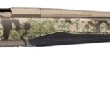 Browning 036138218 X-Bolt 2 Speed 308 Win 4+1 22" Smoked Bronze Cerakote Fluted Threaded Barrel & Steel Drilled & Tapped Receiver, Kryptek Obskura Transitional Camo Adj Vari-Tech Synthetic Stock, Righ