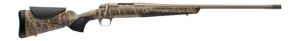 Browning 036146298 X-Bolt 2 Speed Full Size 7mm PRC 3+1 24" Smoked Bronze Cerakote Fluted Threaded Barrel, Smoked Bronze Cerakote Steel Drilled & Tapped Receiver, Mossy Oak Bottomland Adj Vari-Tech Sy