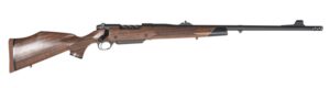 Weatherby MFT01N460WR6B Mark V Frontier Full Size 460 WBY Mag 3+1 24" + 2" Graphite Black Cerakote Threaded Barrel, Graphite Black Cerakote Steel Drilled & Tapped Receiver, Oiled Walnut Monte Carlo St