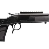 CVA CR4438XP Cascade XP-SB SBR 350 Legend 1rd 16.50" Matte Stainless Steel Fluted Threaded Barrel & Receiver w/Picatinny Rail, Graphite Black Adj Buffer Tube Synthetic Stock, Black Grip