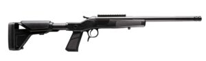 CVA CR4438XP Cascade XP-SB SBR 350 Legend 1rd 16.50" Matte Stainless Steel Fluted Threaded Barrel & Receiver w/Picatinny Rail, Graphite Black Adj Buffer Tube Synthetic Stock, Black Grip