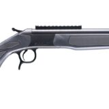 CVA CR4448 Scout 22 Creedmoor 1rd 16.50" Matte Blued Threaded Barrel & Receiver w/DuraSight Rail, Stealth Gray Synthetic Stock
