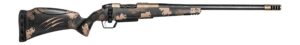 Fierce Firearms RIVSCX300PRC22BDS Carbon Rival XP 2.0 300 PRC 22" Smoked Bronze Cerakote Stainless Steel Spiral Fluted Barrel & Drilled & Tapped Receiver, Desert Shadow Camo Adj Comb Carbon Fiber Stoc