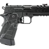 Kimber Mfg, Inc 3500105 2K11 Pro Comp Full Size Frame 9mm Luger 19+1 5" Compensated Barrel, Black Stainless Steel Lightening Cut/Optic Ready/Serrated Slide, Black Stainless Steel Frame w/Beavertail &