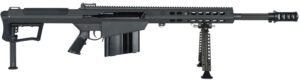 Barrett 20183 M107A1 50 BMG 10+1 20" Fluted Barrel, Picatinny Rail Receiver, M-LOK Handguard, QD BiPod Forend, Black Polymer Grip