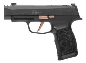 Sig Sauer 365XL9ROSE P365XL Rose Kit Micro-Compact 9mm Luger 12+1 3.10" Black Nitron Stainless Steel Integrated Compensator/Optic Ready/Serrated Slide, Black w/Rose Gold Accents Frame w/Accessory Rail