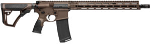 Daniel Defense 0212802338047 DDM4 V7 5.56x45mm NATO 30+1 16" Threaded Barrel w/Flash Suppressor, Mil-Spec Brown Cerakote, 6 Position Stock w/SoftTouch Overmolding