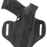 Galco CM212B Combat Master OWB Black Leather Belt Slide Fits 1911 Right Hand