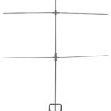 SME SMETGTST Double Paper Target Stand Black Steel Includes 8 Metal Clips