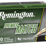 Remington Ammunition 27676 Premier Match 6.8mmRemSPC 115gr Sierra MatchKing BTHP 20 Per Box/10 Case