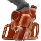 Galco SIL104 Silhouette OWB Tan Leather Belt Slide Fits Ruger GP100 Fits S&W L Frame Fits 3-4.25" Barrel Right Hand