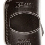 Galco YAQ212B Yaqui OWB Black Leather Belt Slide Fits 1911 Fits 3-5" Barrel Right Hand