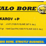 Buffalo Bore Ammunition 34B20 Personal Defense Strictly Business 9x18Makarov +P 115gr Hard Cast Flat Nose 20 Per Box/12 Case