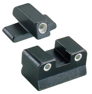 Trijicon 600049 Bright & Tough Night Sights Green/Tritium White Outline Front Sight-Green/Tritium White Outline Rear Sight Beretta 92A1/96A1