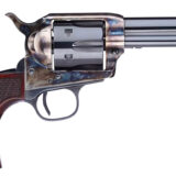 Taylors & Company 556204DE Short Stroke Smoke Wagon 357 Mag 6rd 4.75" Blued Cylinder & Barrel Color Case Hardened Steel Frame Checkered Walnut Navy Size Grip (Taylor Tuned)