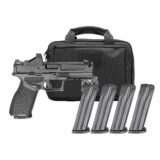 Springfield Gear Pac Echelon 4.5F Comp Handgun 9mm Luger 10rd(4) Magazines 4.5" Barrel U-Notch Sights Green Dot & Bag CA Compliant