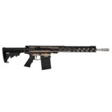 GLFA AR10 Rifle .308Win 10rd Mag (1) 18" Barrel Desert Flag Cerakote 416R SS