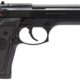 Beretta USA J92M9A0CA M9 *CA Compliant Full Size Frame 9mm Luger 10+1, 4.90" Steel Barrel, Black Bruniton Serrated Steel Slide & Aluminum Frame w/Beavertail, Ambidextrous