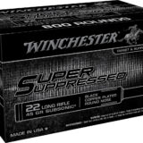 Winchester Ammo SUP22LRB Super Suppressed  22LR 45gr Black Copper Plated Round Nose 800 Per Bx/2 Case *Bulk