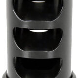 American Precision Arms G2M1230N Gen 2 Micro Bastard Self Timing Brake Black Nitride Stainless Steel with 1/2"-28 tpi Threads, 1.86" OAL, & .750" Diameter for 30 Cal AR-Platform & Hunting Rifles