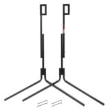 Viking Solutions VKSVGK004 Adjustable Target Stand  Black Steel