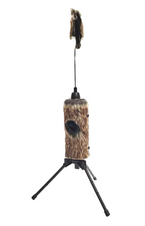 Mojo Outdoors HW2508 Fuzzy Critter Predator Species Brown Features Built-In Tripod