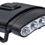 Cyclops CYCHCDTWG Orion Tilt Hat Clip Light 30 Lumens Green/White LED Bulb Black Clip-On