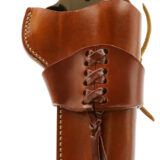 Galco WWR320 Wrangler OWB Tan Leather Belt Loop Fits Ruger Wrangler Right Hand Compatible w/ Wrangler Cartridge Belt