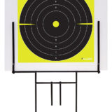 EZ-Aim 15309 Portable Range Target Stand Black Steel 18" W x 19" H Includes 2 Adhesive Targets