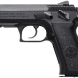 IWI US J941FS910ORP Jericho 941 Mid-Size Frame 9mm Luger 10+1 3.80" Black Chrome Lined Steel Barrel, Black Serrated Steel Slide & Frame w/Beavertail & Picatinny Rail, Black Textured Grips