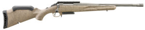 Ruger 46929 American II Ranch Full Size 308 Win 3+1 16.10" Cobalt Cerakote Spiral Fluted Threaded Barrel & Alloy Steel Receiver w/Picatinny Rail, Flat Dark Earth Splatter Adj LOP Synthetic Stock
