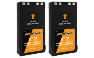 Spypoint 05538 LIT-22 Rechargeable Lithium Battery Pack Black 7.4 Volts (2) Single Pack