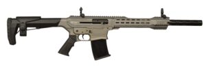 Gforce Arms GF251220TG GF25 12 Gauge Semi-Auto 3" 5+1 20" Tungsten Cerakote Threaded Barrel, Tungsten Cerakote Receiver, Black Synthetic Stock