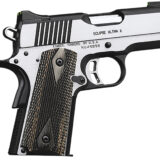 Kimber Mfg.,inc 3200042CA Eclipse Ultra II (CA) 45 ACP 7+1 3" Stainless Steel Slide Brush Polished Front Strap Checkering Laminated Gray/Black Double Diamond Grip
