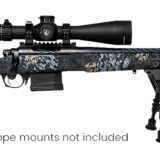 Horizon Firearms RF017S472214T19 Vandal Prime 25 Creedmoor 22" Black Spiral Fluted Threaded Barrel, Drilled & Tapped Receiver, Textured Iota EKO Carbon Fiber Stock