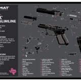 TekMat TEKR17GLOCKG3PNK Glock Gen 3 Cleaning Mat Pink Rubber 11"x17" Glock Gen 3 Parts Diagram