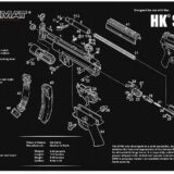 TekMat TEKR17HKSP5K HK SP5K Cleaning Mat Black/White Rubber 11"x17" HK SP5K Parts Diagram