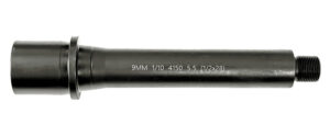 Lead & Steel Llc LS9MM5.5-28 AR9 9mm Straight Profile Black Nitride Chrome Moly Vanadium