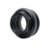 Armaspec ARM891-BLK HUB Thread Adapter Fits 1 3/8"x24 External 0.9x24 Internal Stainless Steel Black
