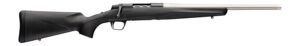 Browning 036116218 X-Bolt 2 Special LR SPR Full Size 308 Win 4+1 18" Matte Stainless Steel Threaded Barrel, Matte Stainless Steel Drilled & Tapped Receiver, Black Adj Comb & LOP Synthetic Stock, Right