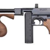 Thompson T550D 1927A-1 Lightweight Carbine 45 ACP 20+1/50+1 16.50" Blued Aluminum Alloy Barrel & Receiver, Walnut Grain Fixed Stock & Grip