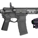 Springfield Armory STV995300BLCV2SBAPAC SAINT Victor Gear Pac 300 Blackout 10+1 9.50" Black Nitride Threaded Barrel, Black Hardcoat Anodize Aluminum Receiver w/ Rail, M-LOK Handguard, Black Polymer SB