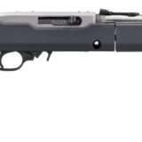 Ruger 32016 10/22 Takedown 22 LR 10+1 16.40" Satin Stainless Threaded Barrel, Satin Stainless Stainless Steel Drilled & Tapped Receiver, Stealth Gray Magpul Hunter X-22 Backpacker Synthetic Stock