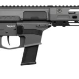 CMMG 45AEA70-TNG MkG 45 ACP 13+1 6.50" Black Nitride Threaded Barrel. Tungsten Cerakote Aluminum Receiver w/Picatinny Rail, M-LOK Handguard, Black Polymer CMMG RipBrace, CMMG Zeroed Grip, Ambidextrous
