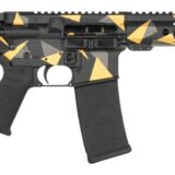 Shark Coast Tactical SCC07176GEO-P Geodesic 5.56 NATO 30+1 10.50" Black Nitride Threaded Barrel, Aluminum Receiver w/Picatinny Rail, M-LOK Handguard, Polymer SB Tactical SBA3 Brace, Polymer Grip